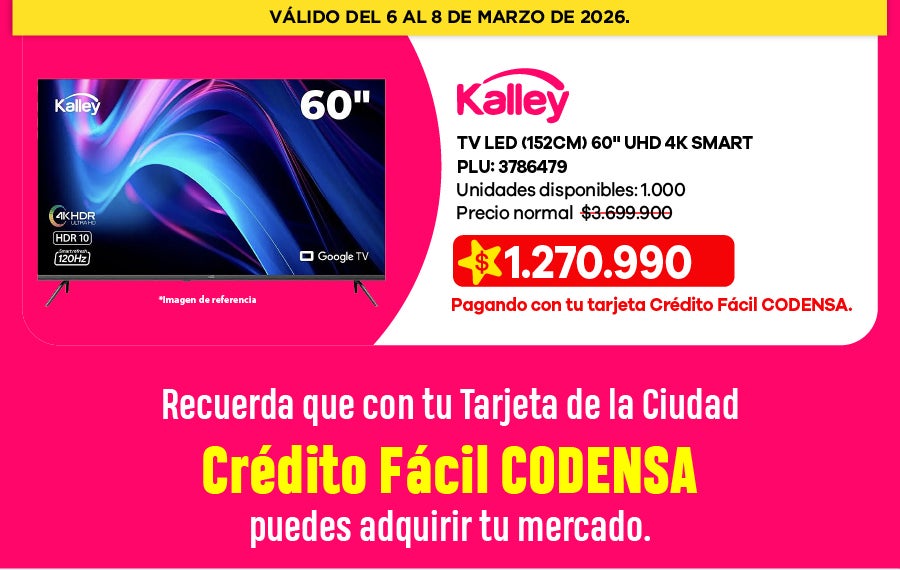 Cr&eacute;dito f&acute;cil codensa